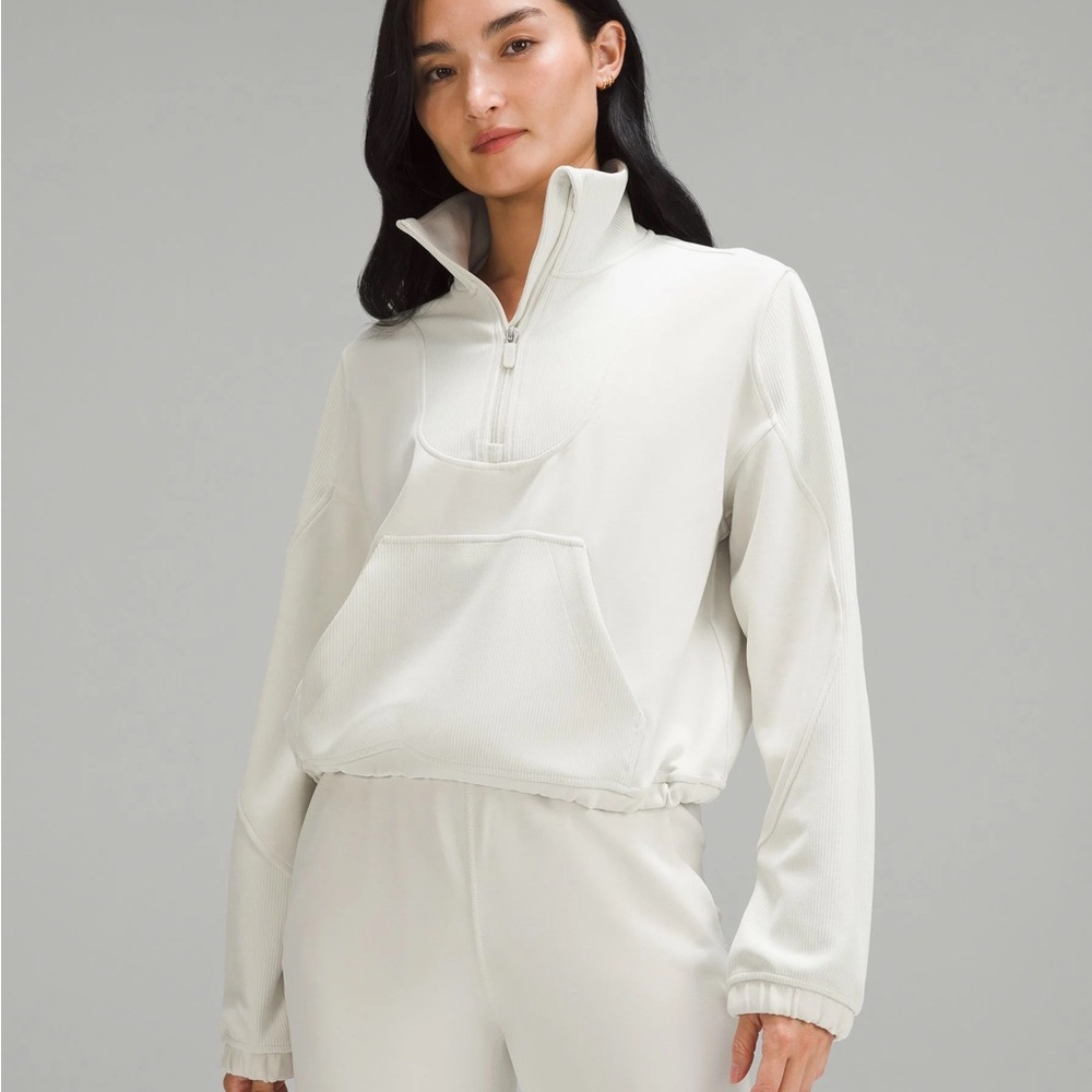 Lululemon Brushed Softstream Ribbed Half Zip